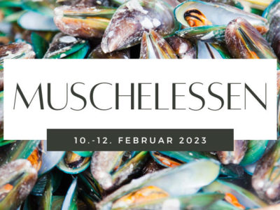 Muschelessen Banner 2023 Hotel Restaurant in Baesweiler