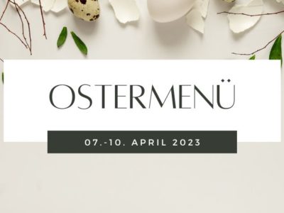Ostermenü Banner 2023 Hotel Restaurant in Baesweiler